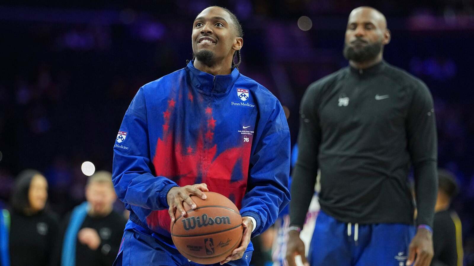 LeBron James says he’s already played with someone who’s just as rapid as Tyrese Maxey