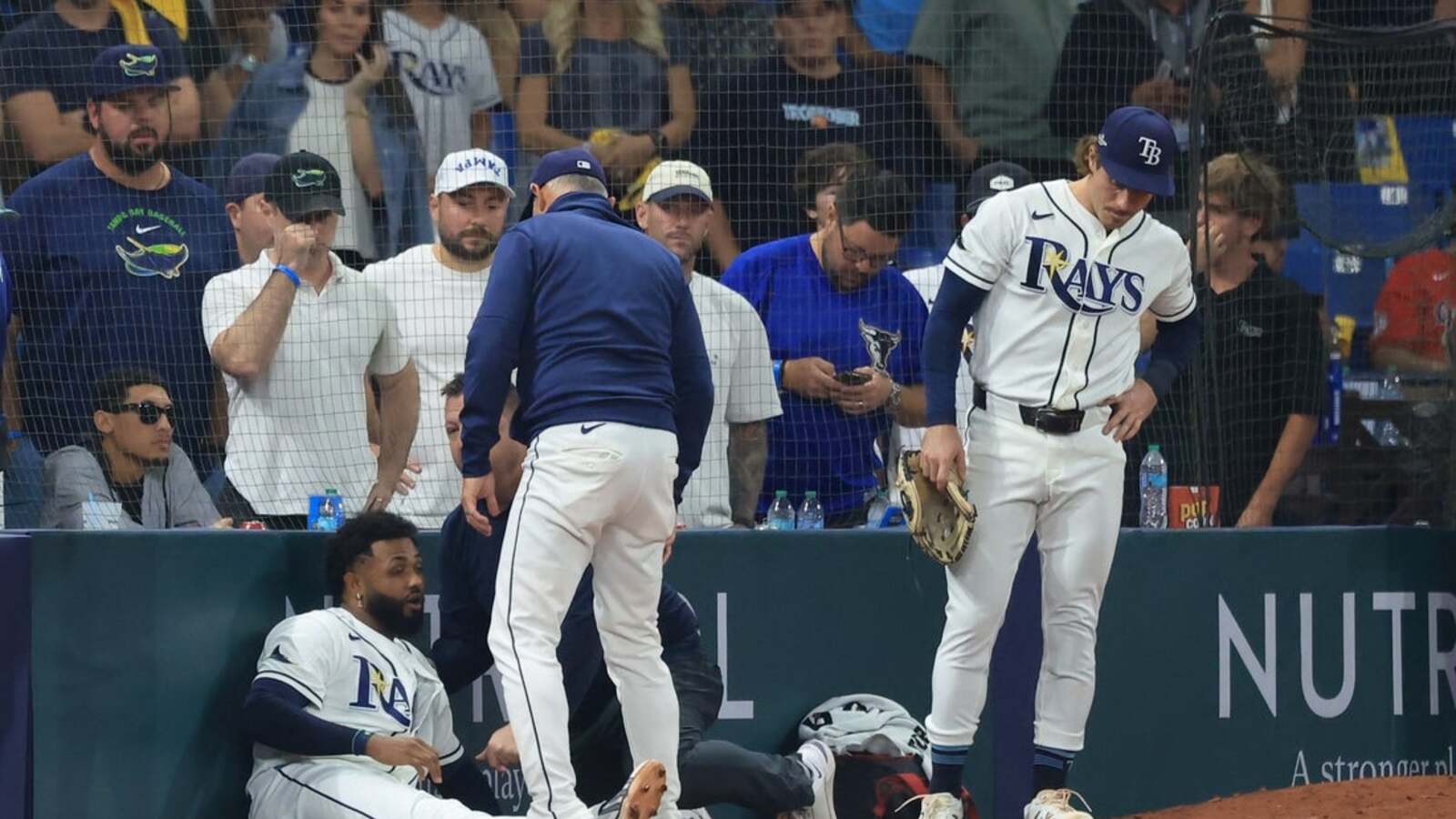 ALCS notebook: Rays 3B Junior Caminero OK after on-field collision
