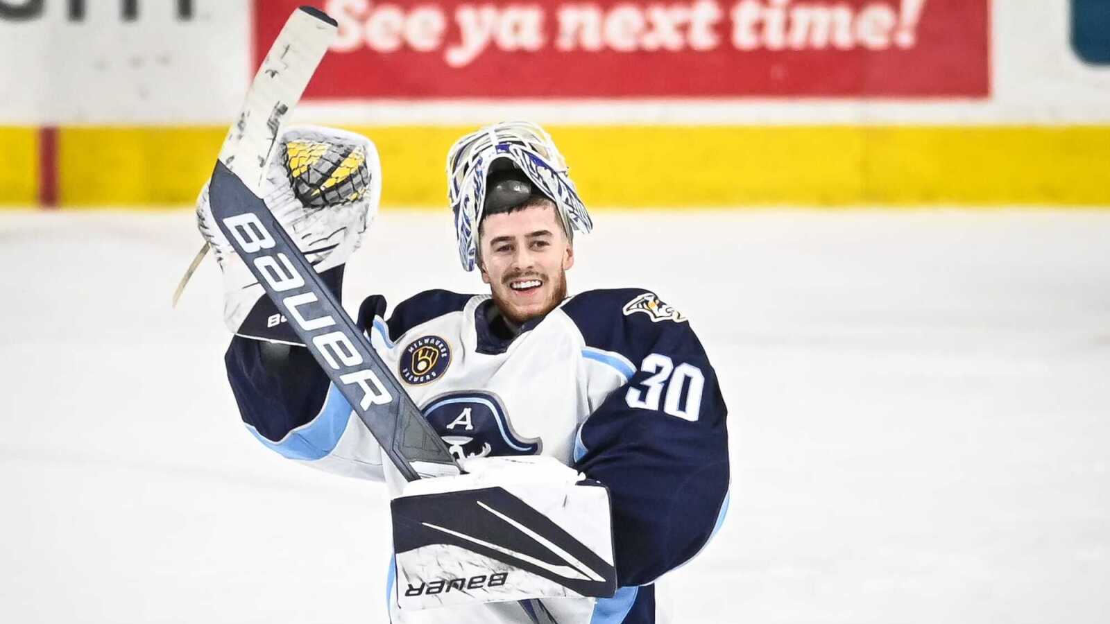 Yaroslav Askarov will refuse to go to the AHL this year, says Kevin ...
