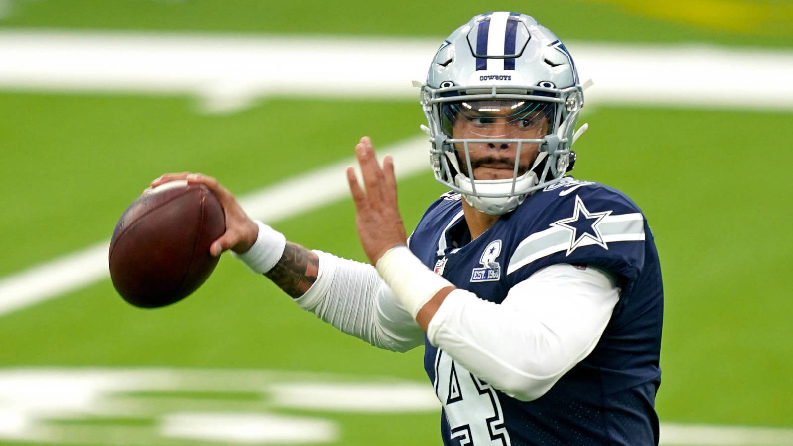 DAK Prescott Dallas Cowboys 2019 PANINI NFL FOOTBALL senza pari 