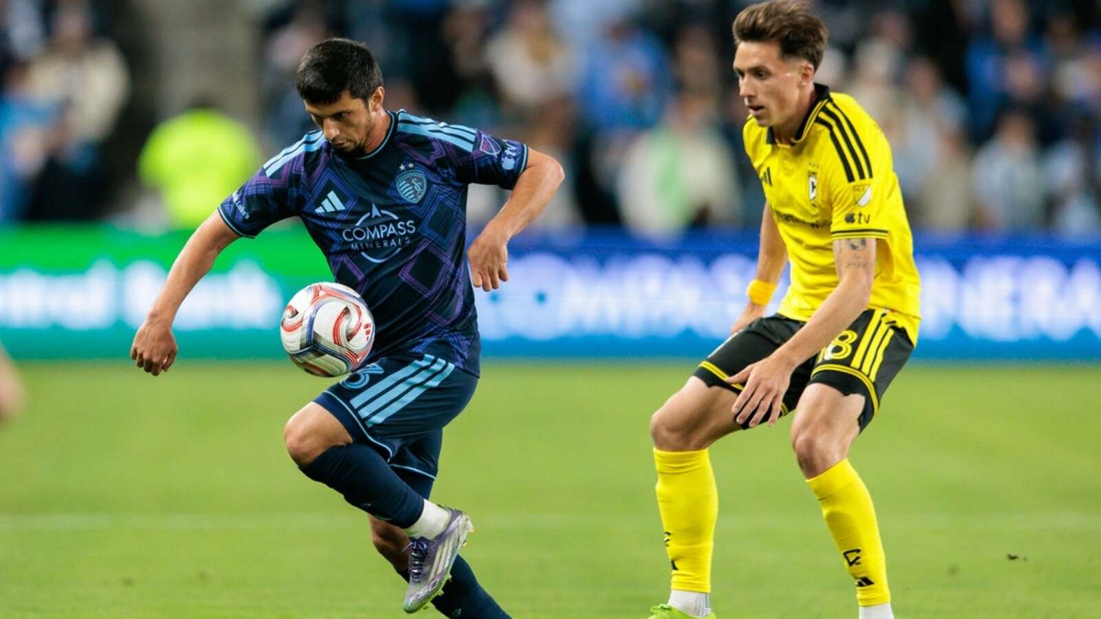 Crew earn draw vs. Sporting KC on late goal
