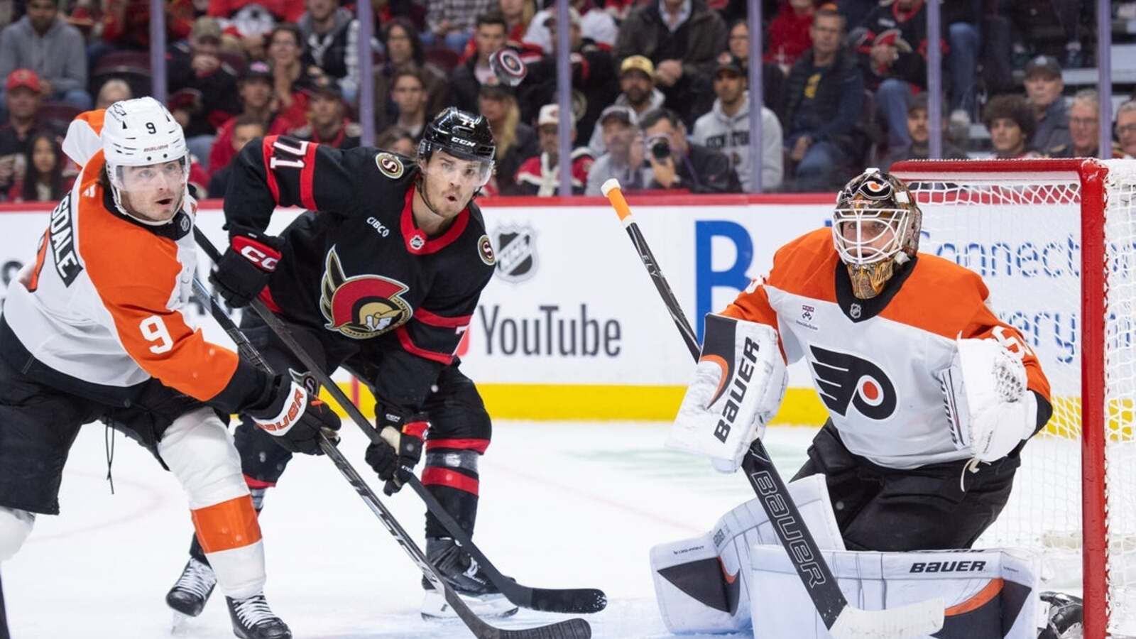 Senators hand Flyers fifth straight loss to open season