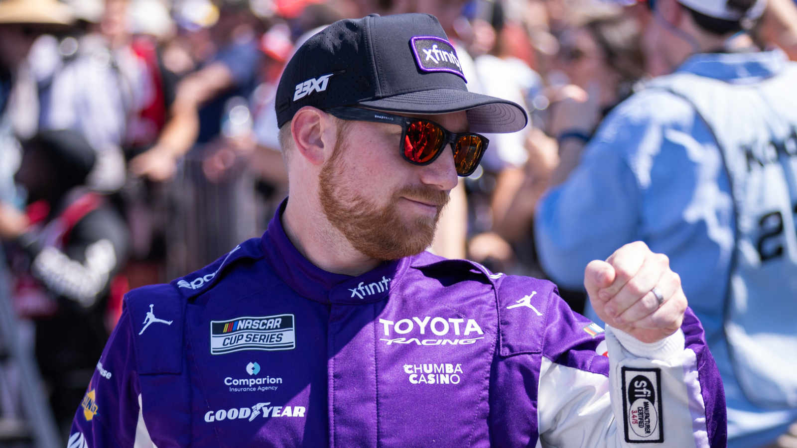 Tyler Reddick paces NASCAR Cup Series practice at Kansas Speedway