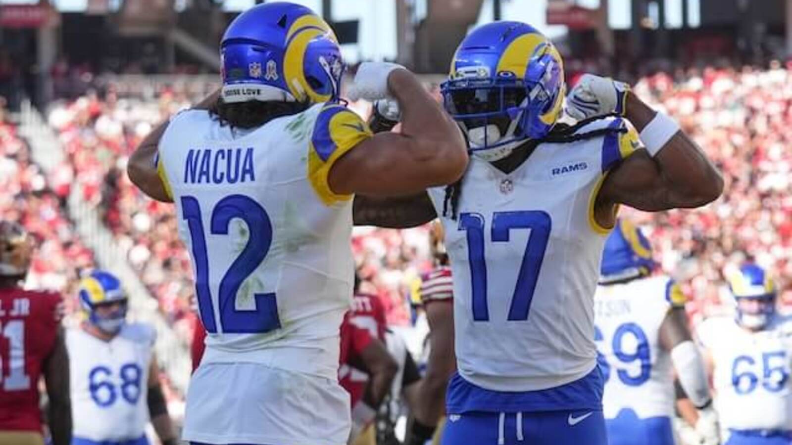 Puka Nacua Believes Davante Adams Is ‘Unstoppable’ In Red Zone | Yardbarker
