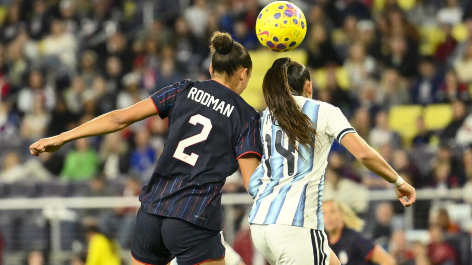 Trinity Rodman exits SheBelieves match against Argentina after hard foul