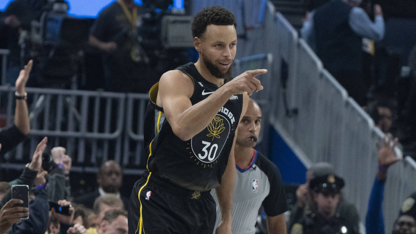 Watch: Steph Curry drills shot from beyond half-court, but it didn't count - Vimarsana News