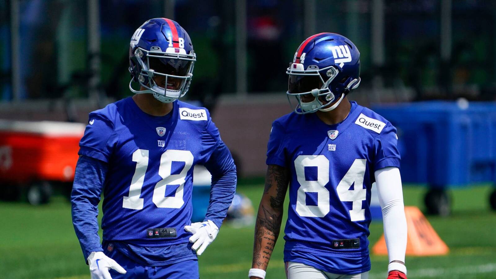 Giants’ rookie receiver dodges injury on Day 1 of training camp