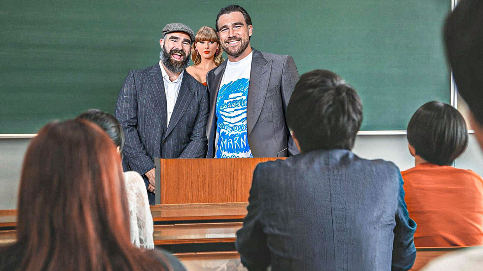 Travis, Jason Kelce celebrate Taylor Swift’s new album with 'Mean Girls ...
