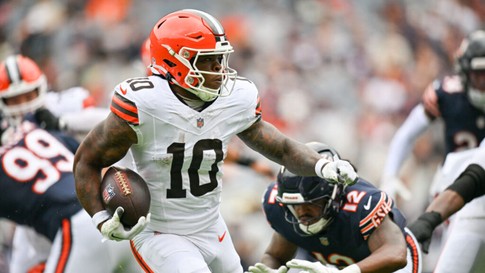 Browns' Quinshon Judkins Day-to-Day with Ankle Injury