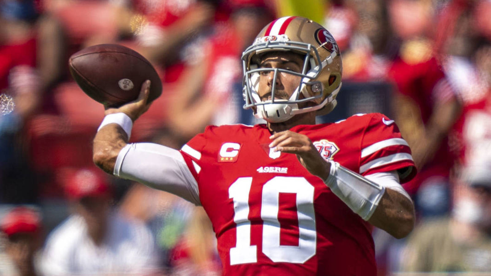 49ers QB Jimmy Garoppolo (calf) might play vs. Cardinals?