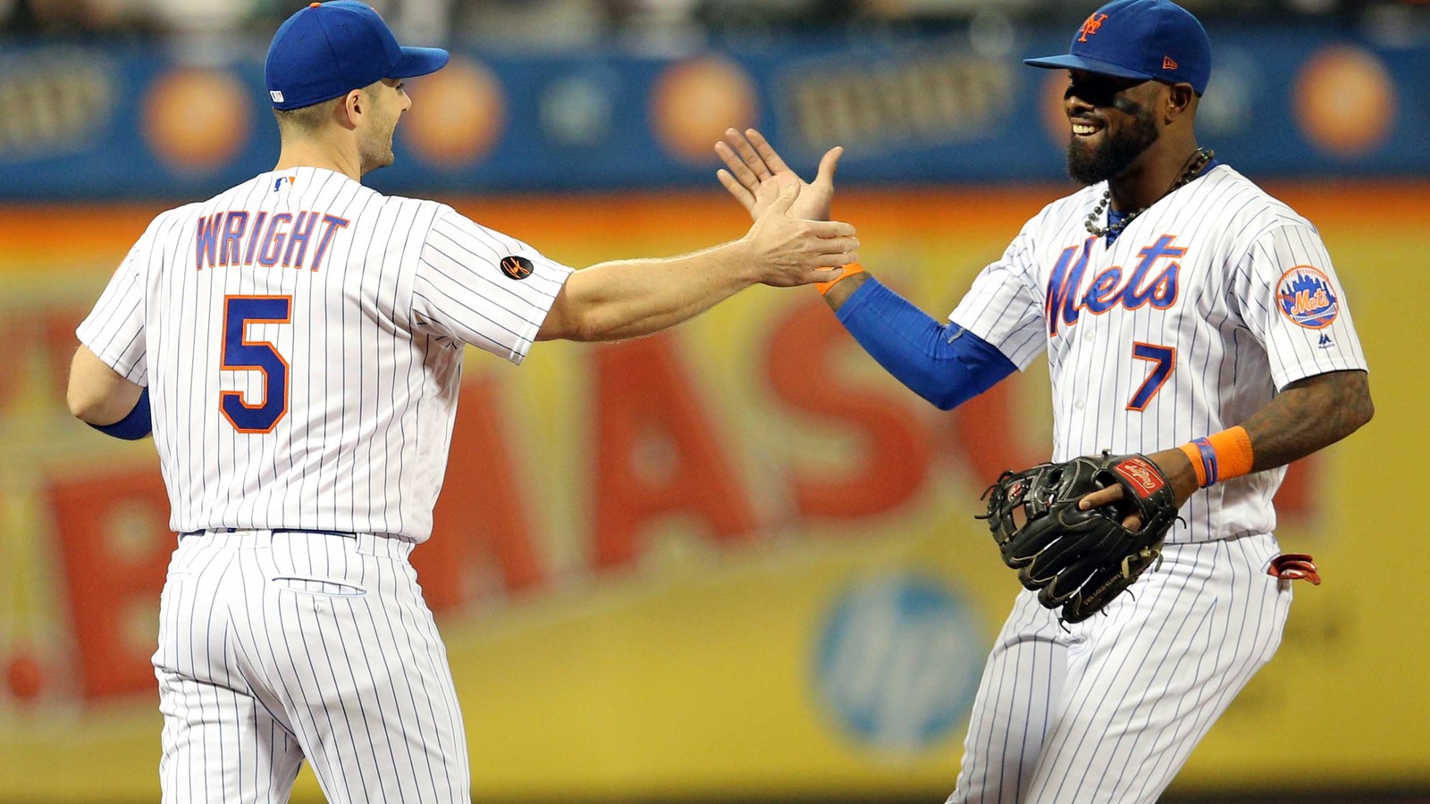 Jose Reyes & David Wright - 2006 NLDS Game2 / Celebration