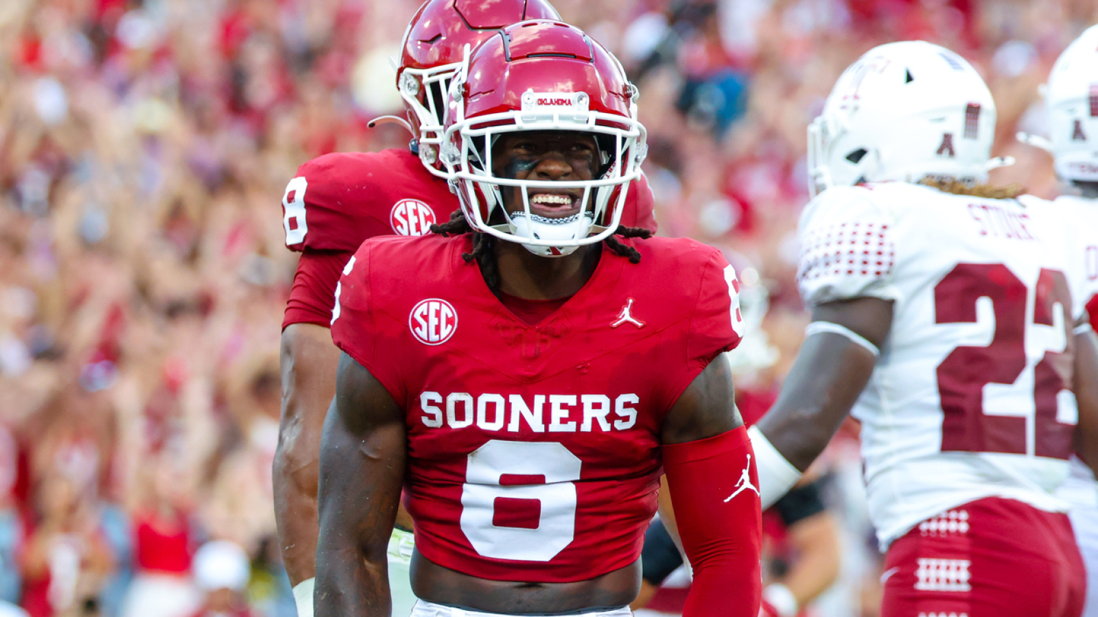WR Deion Burks makes history in first half of Oklahoma debut