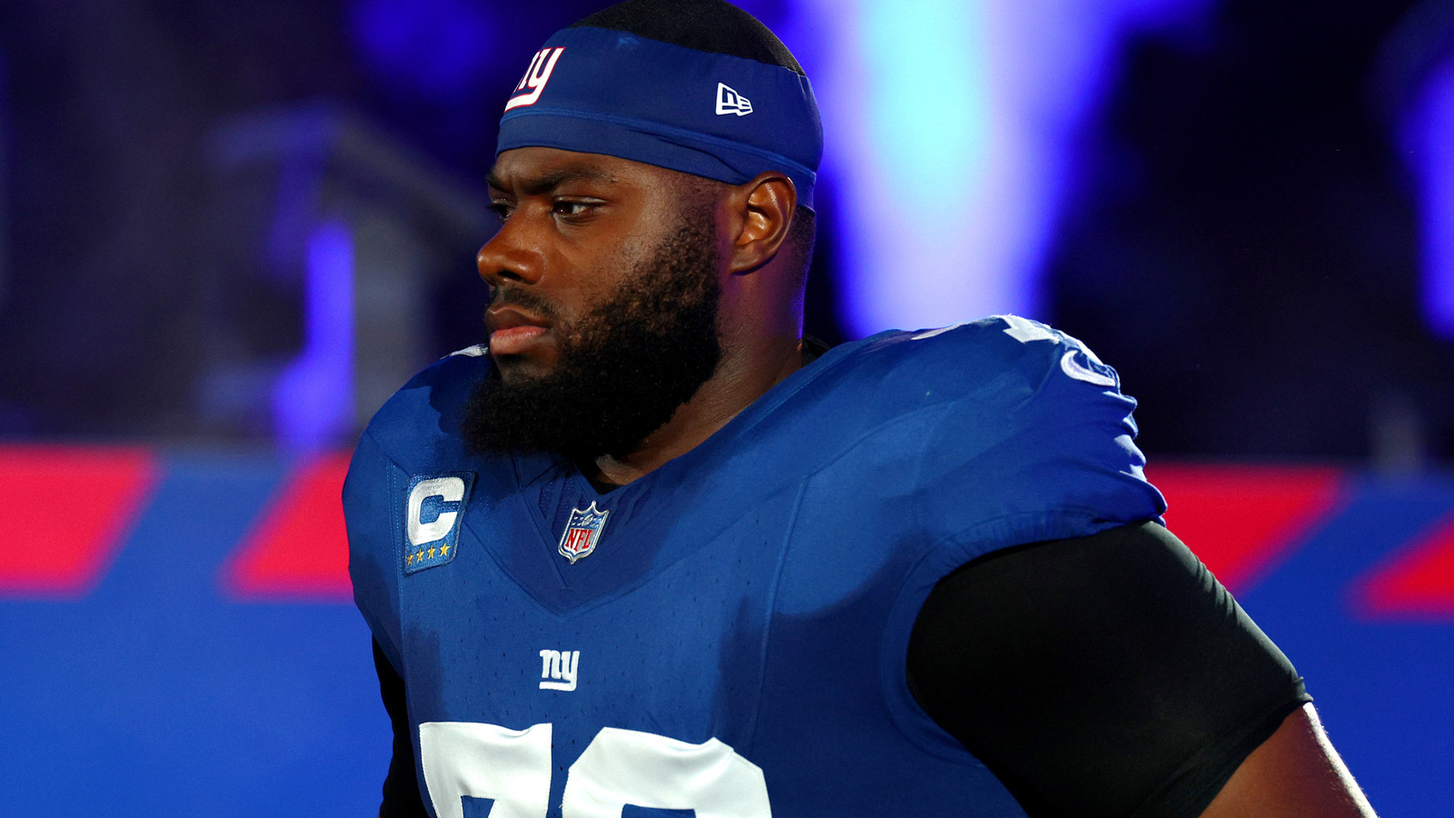 Giants' Andrew Thomas, Francis Mauigoa Limited Ahead of Monday Night ...