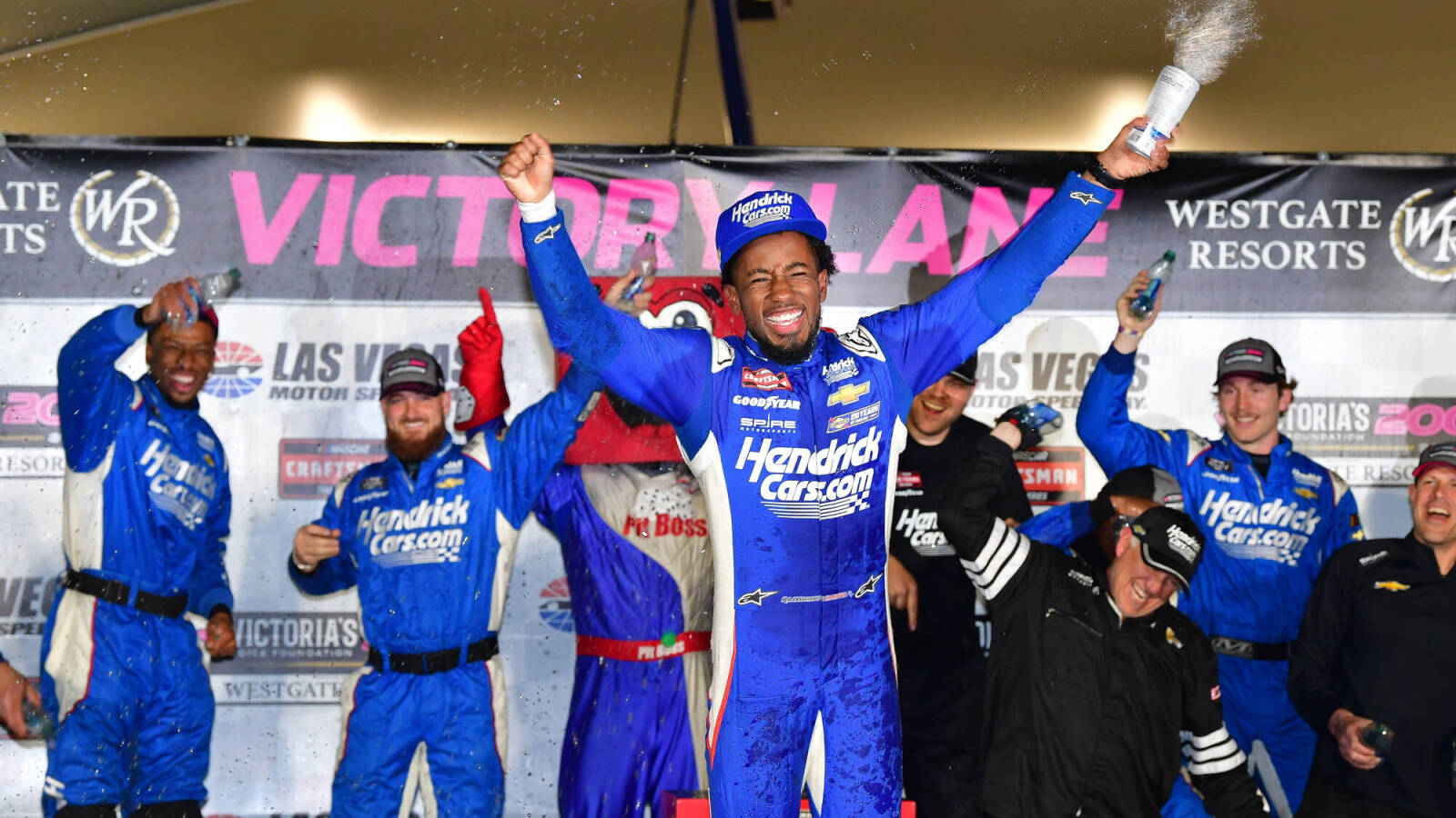 Rajah Caruth Triumphs: Wins First NASCAR Race at Las Vegas Rajah Caruth Triumphs: Wins First NASCAR Race at Las Vegas