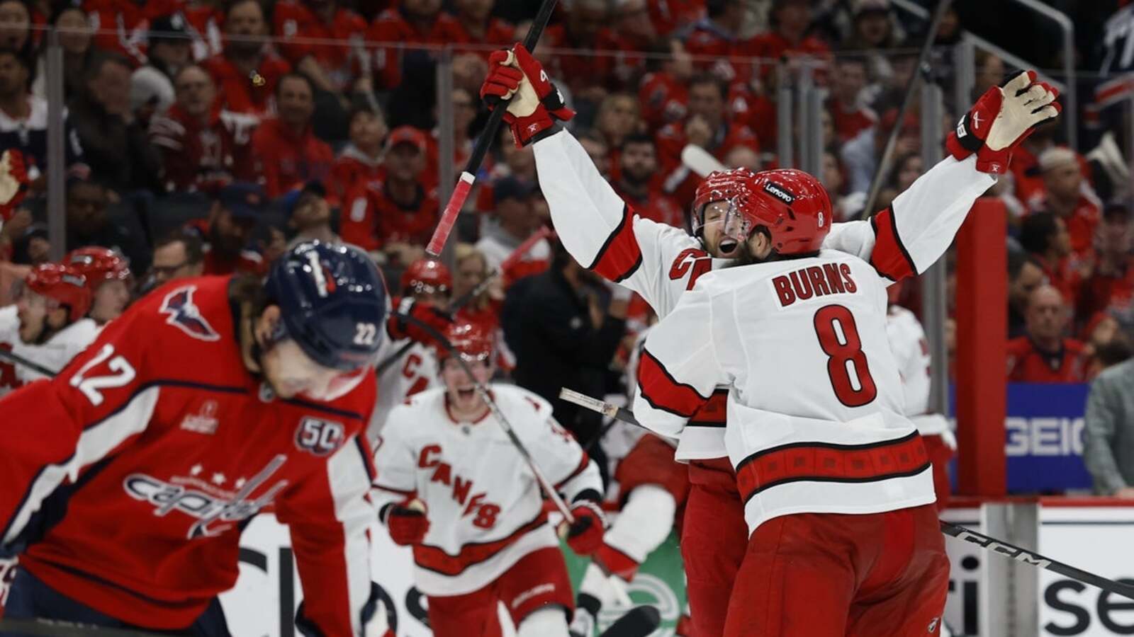 Jaccob Slavin's OT goal gives 'Canes Game 1 win over Caps | Yardbarker