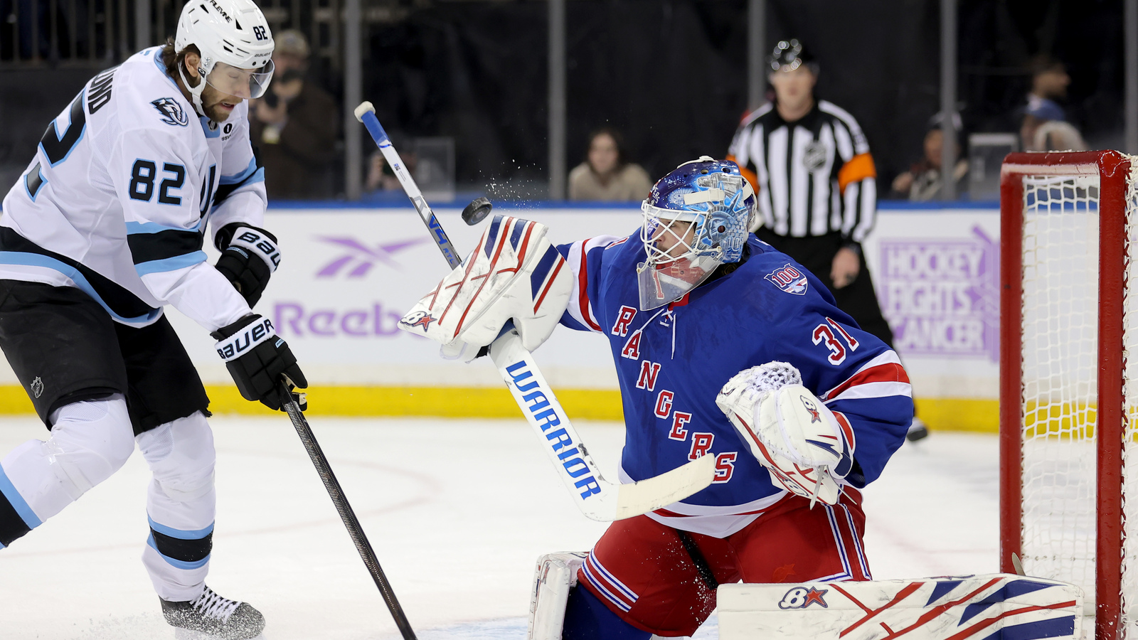 Igor Shesterkin Leaves Game Against Mammoth | Yardbarker