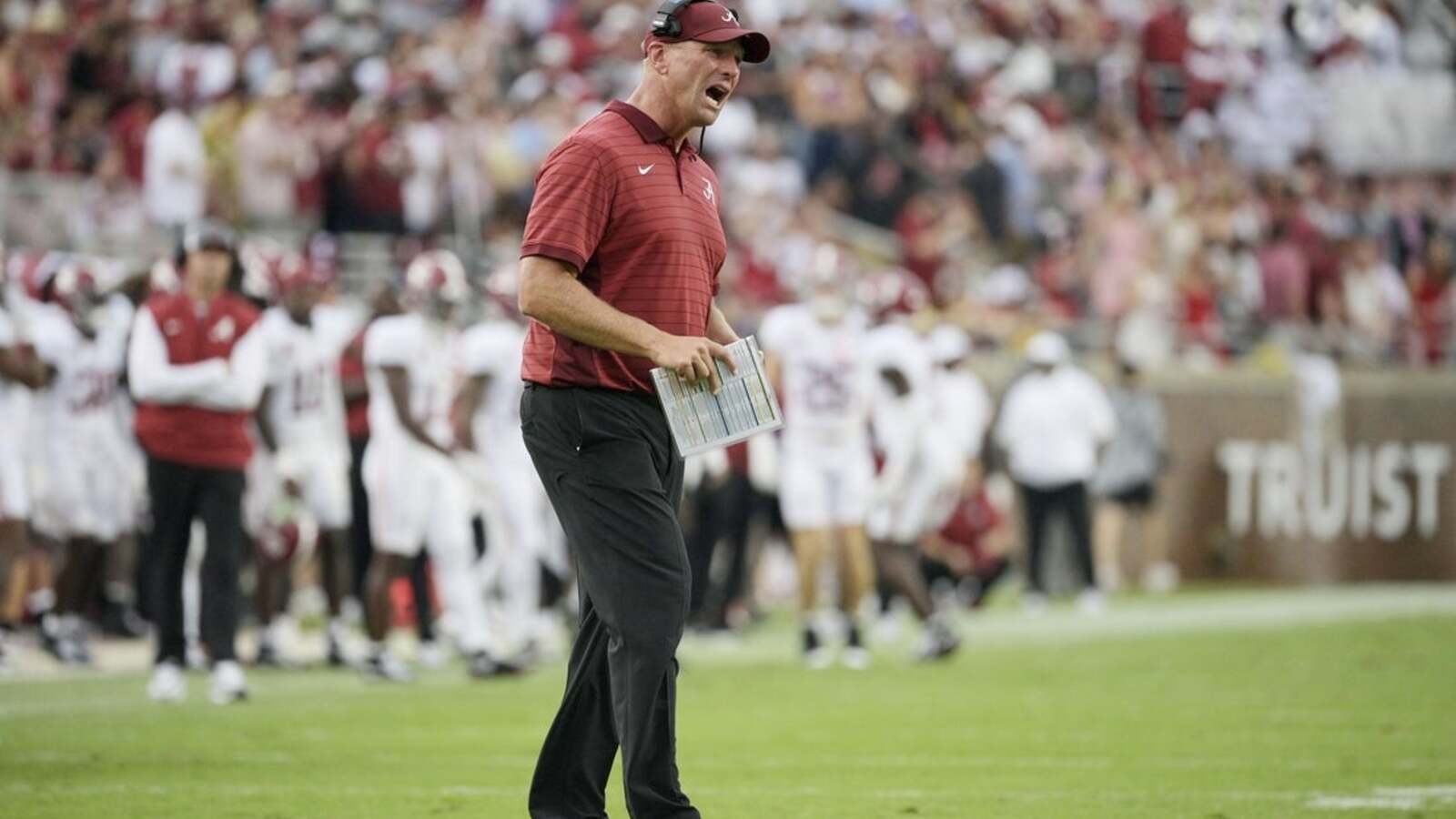 Alabama coach wants to keep focus on football | Yardbarker