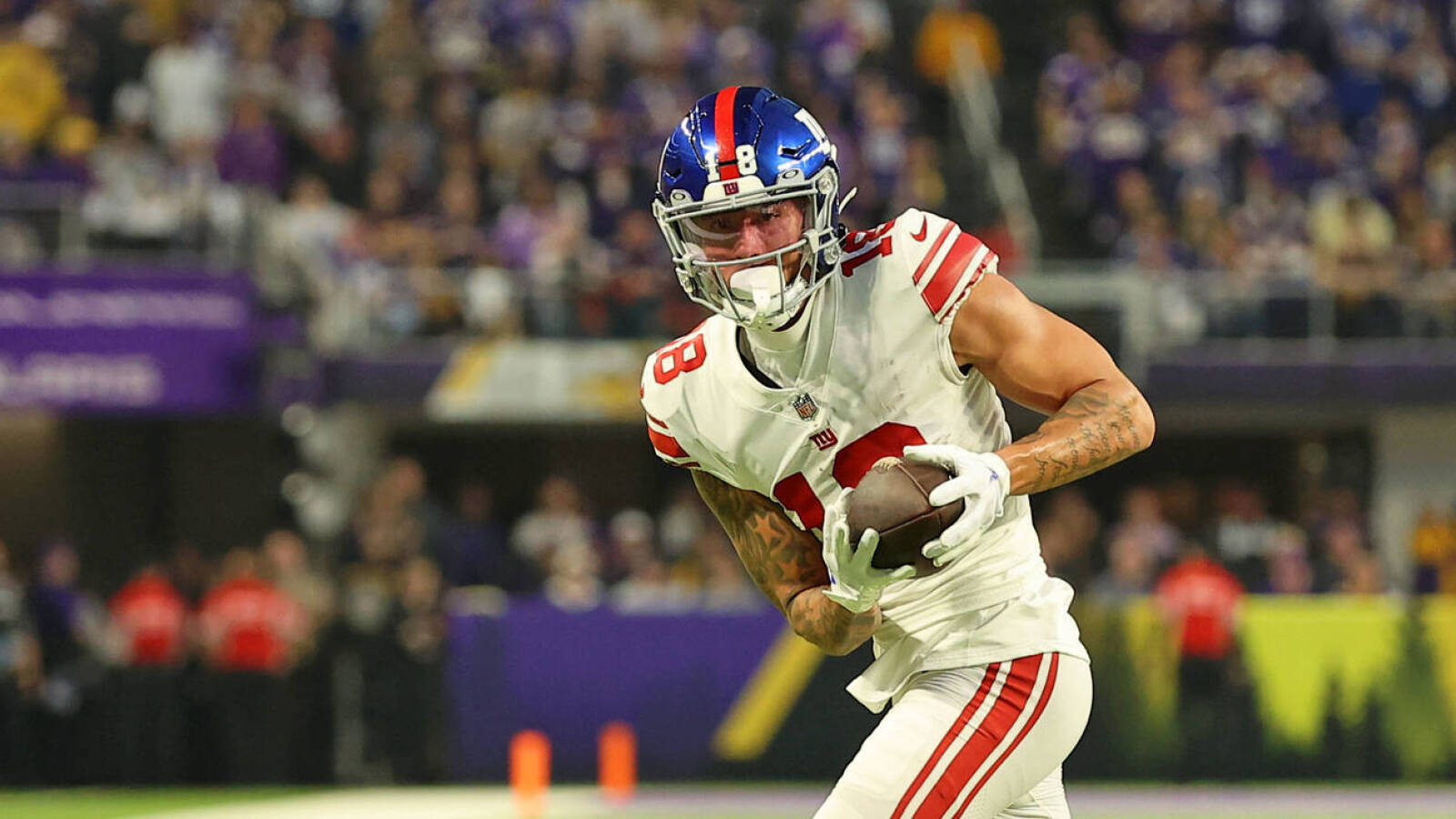 Giants receiver played on broken foot in postseason Yardbarker