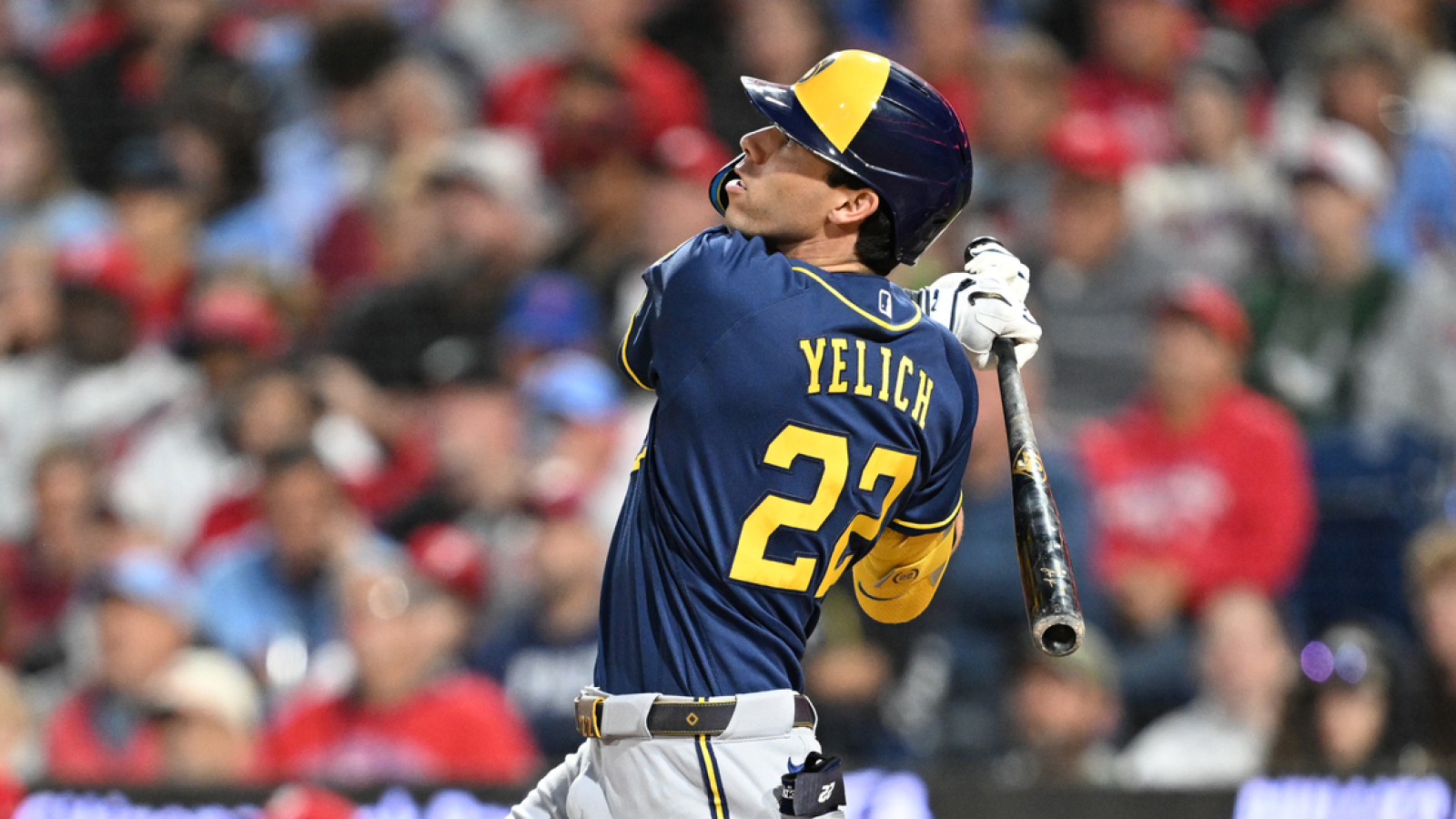 Brewers’ Christian Yelich makes history in first World Series