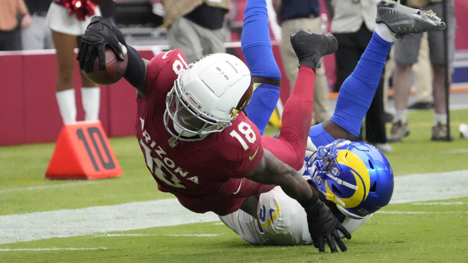 Watch: Cardinals WR Marvin Harrison Jr. torches Rams for TD | Yardbarker