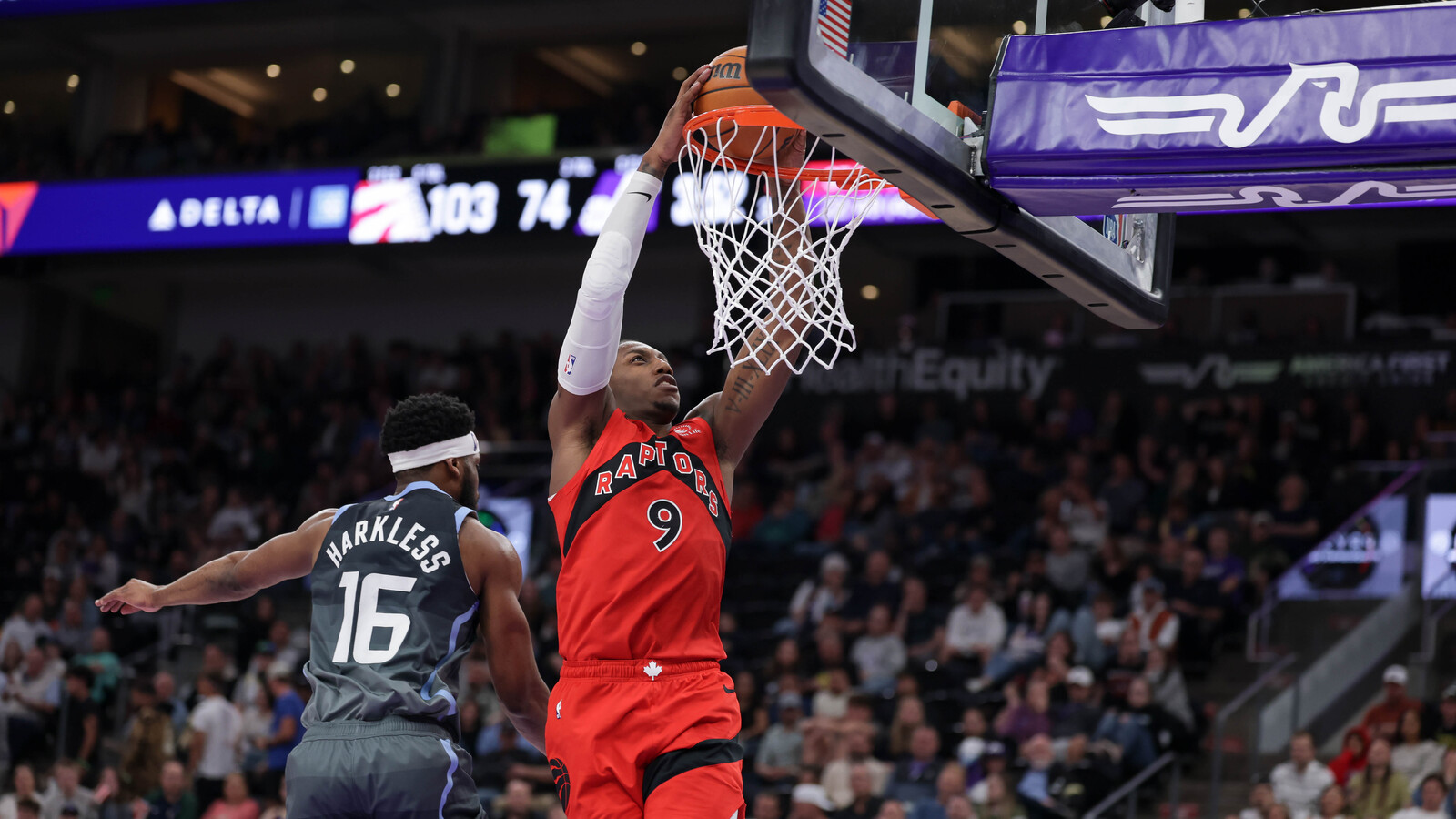 RJ Barrett Leads Raptors’ Shooting Surge In 143-127 Win Over Jazz ...