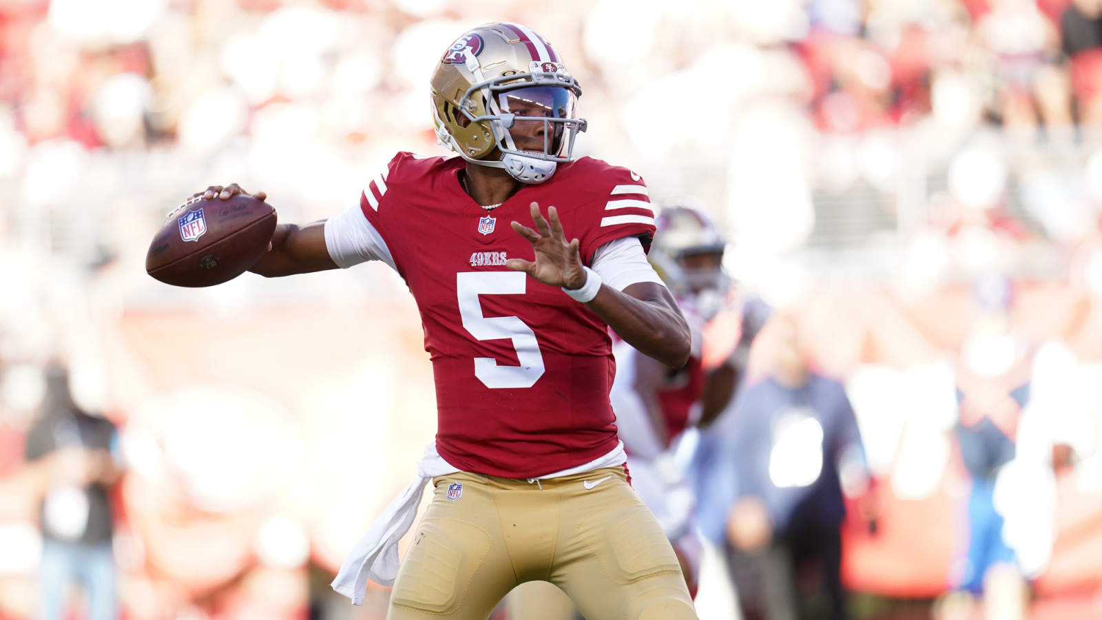 49ers' Josh Dobbs thrilled to play in the 'right color jersey' at Levi ...