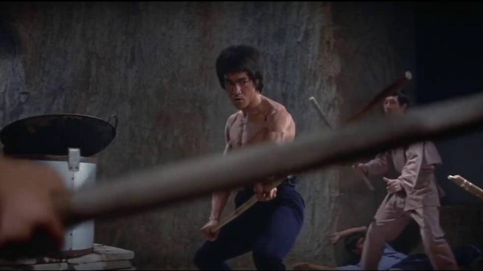Bruce Lee stares down an enemy holding a staff. Warner Bros. Twenty stunts across movie history that deserved an Oscar Originally posted on Nerdist | By Marya E. Gates | Last updated Apr 11, 2025 1:19 PM ET