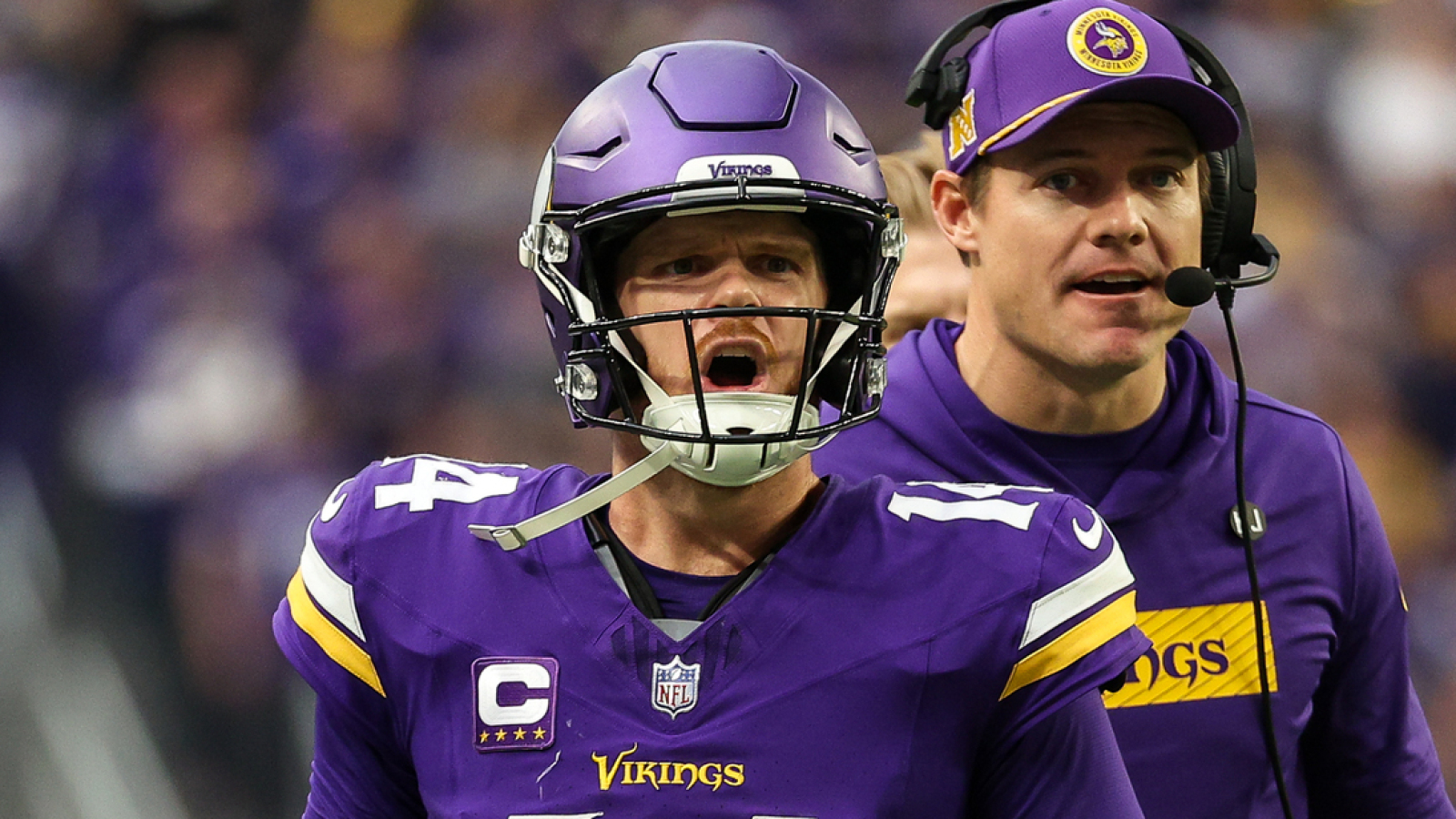 Watch: Vikings QB Sam Darnold throws fifth TD vs. Falcons  Yardbarker