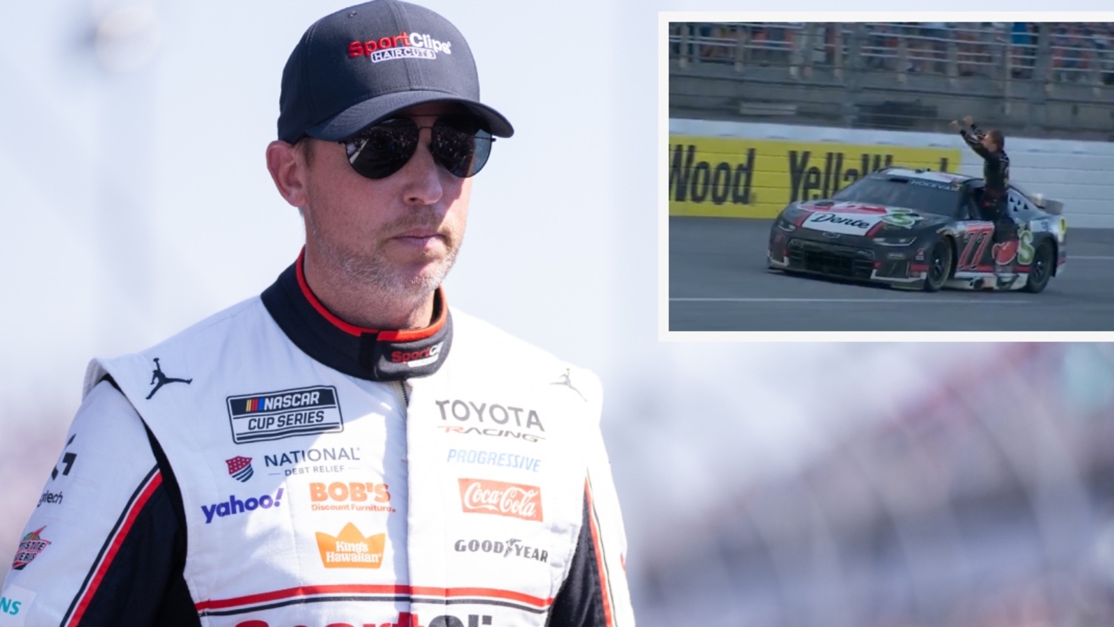 Denny Hamlin admits he’s ‘envious’ of Carson Hocevar’s viral celebration