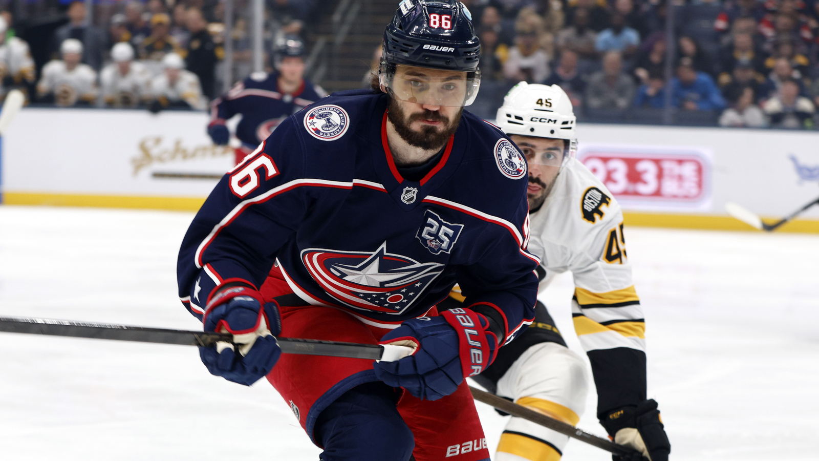 Kirill Marchenko was one of the players who wasn’t in top form at the Blue Jackets’ training camp