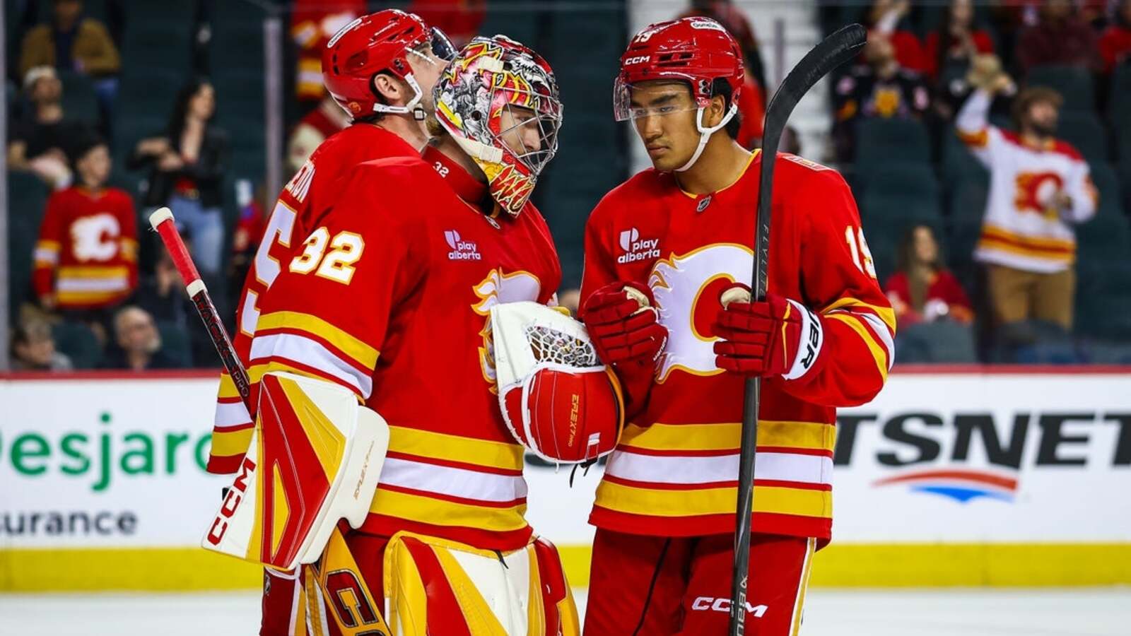 Flames face Kraken, out to ride wave of last home opener at Saddledome