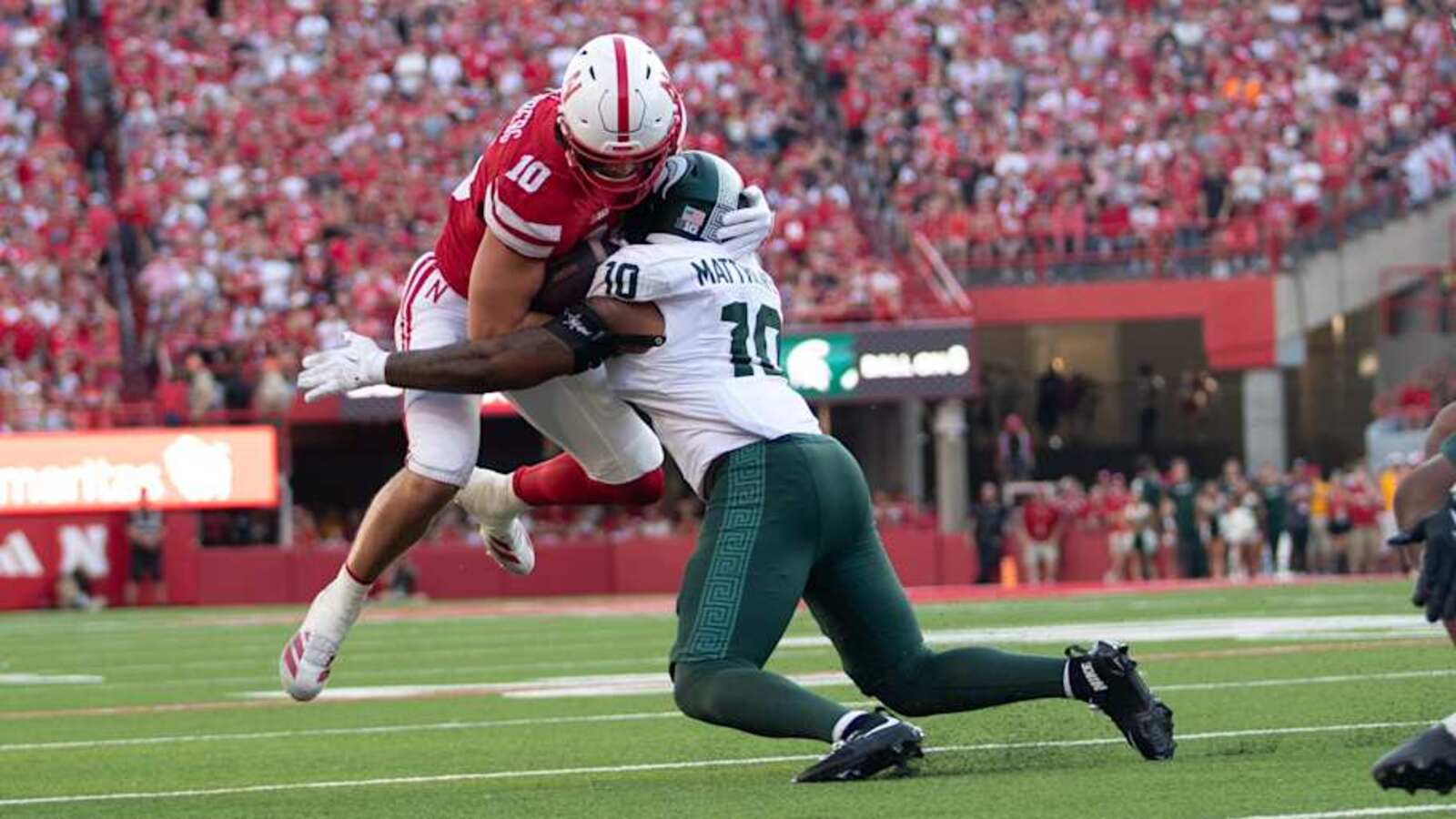 A COMPLETE RECAP OF MSU VS NEBRASKA visual data 2