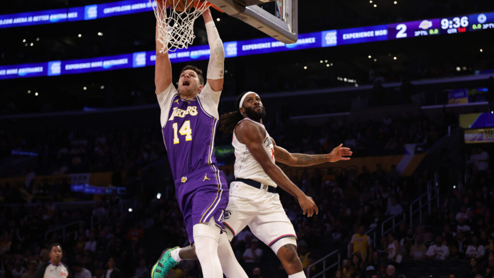 Lakers Hold Off Clippers Behind Reaves and Kessler