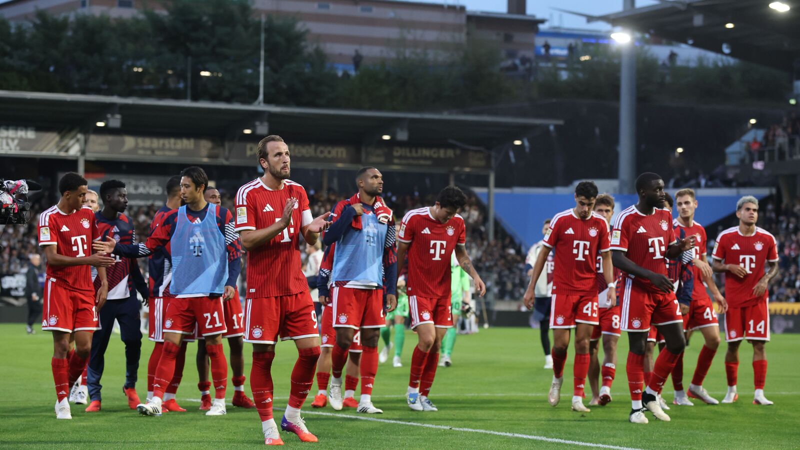 Harry Kane reaches his 100th Bundesliga goal milestone as Bayern Munich secure narrow victory over Elversberg.