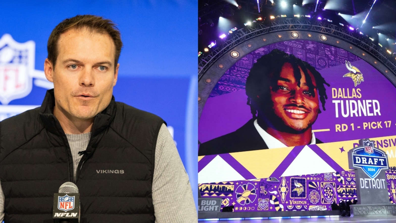 Kevin O’Connell lays out plan for Dallas Turner in Minnesota Vikings