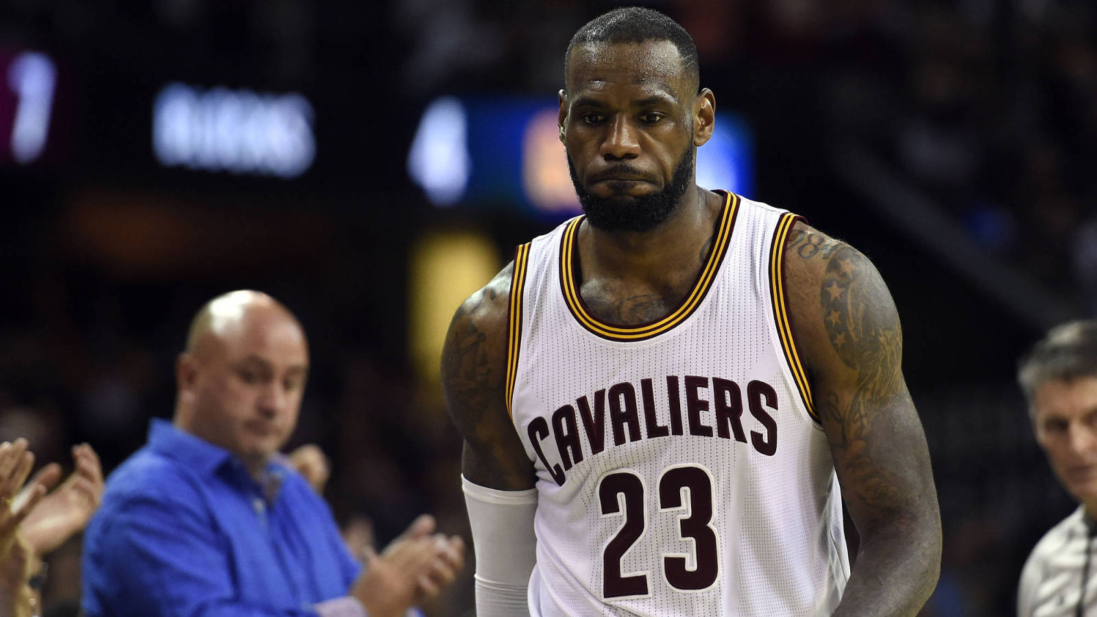 LeBron plays far better when wearing patented headband