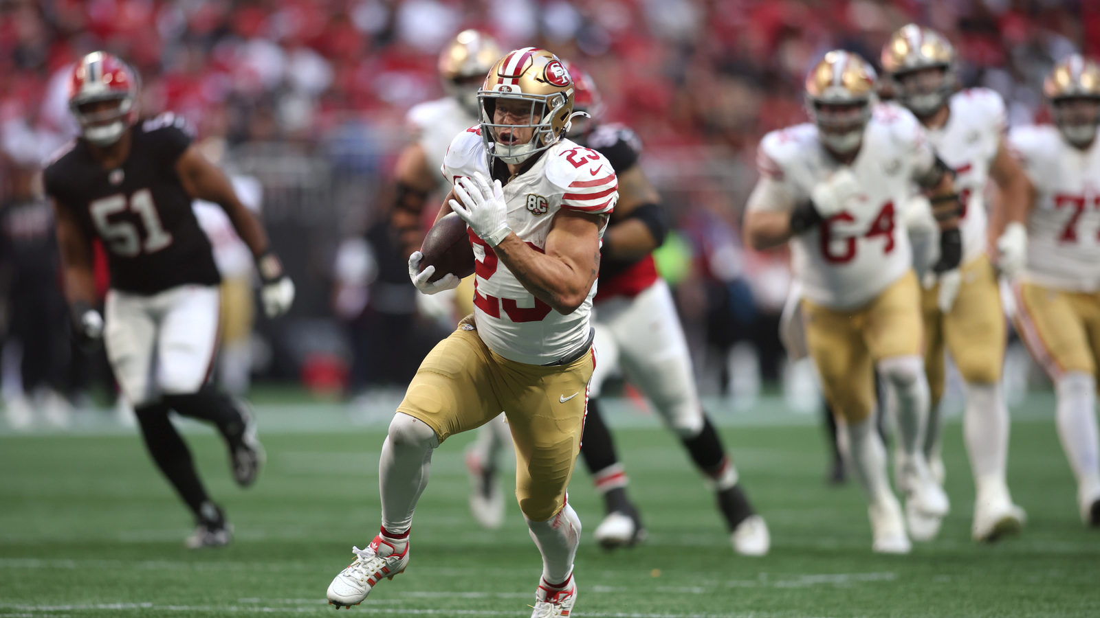 49ers RB Christian McCaffrey Has A ‘Mild Hamstring Strain,’ Could Return After Bye