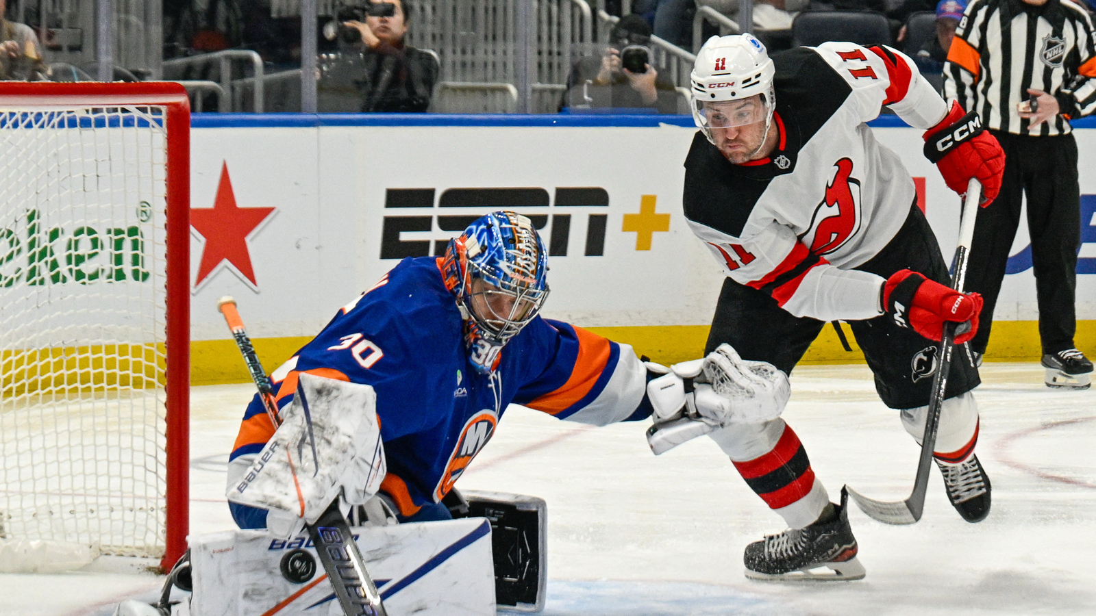 Devils Recall Stefan Noesen, Place Connor Brown On IR