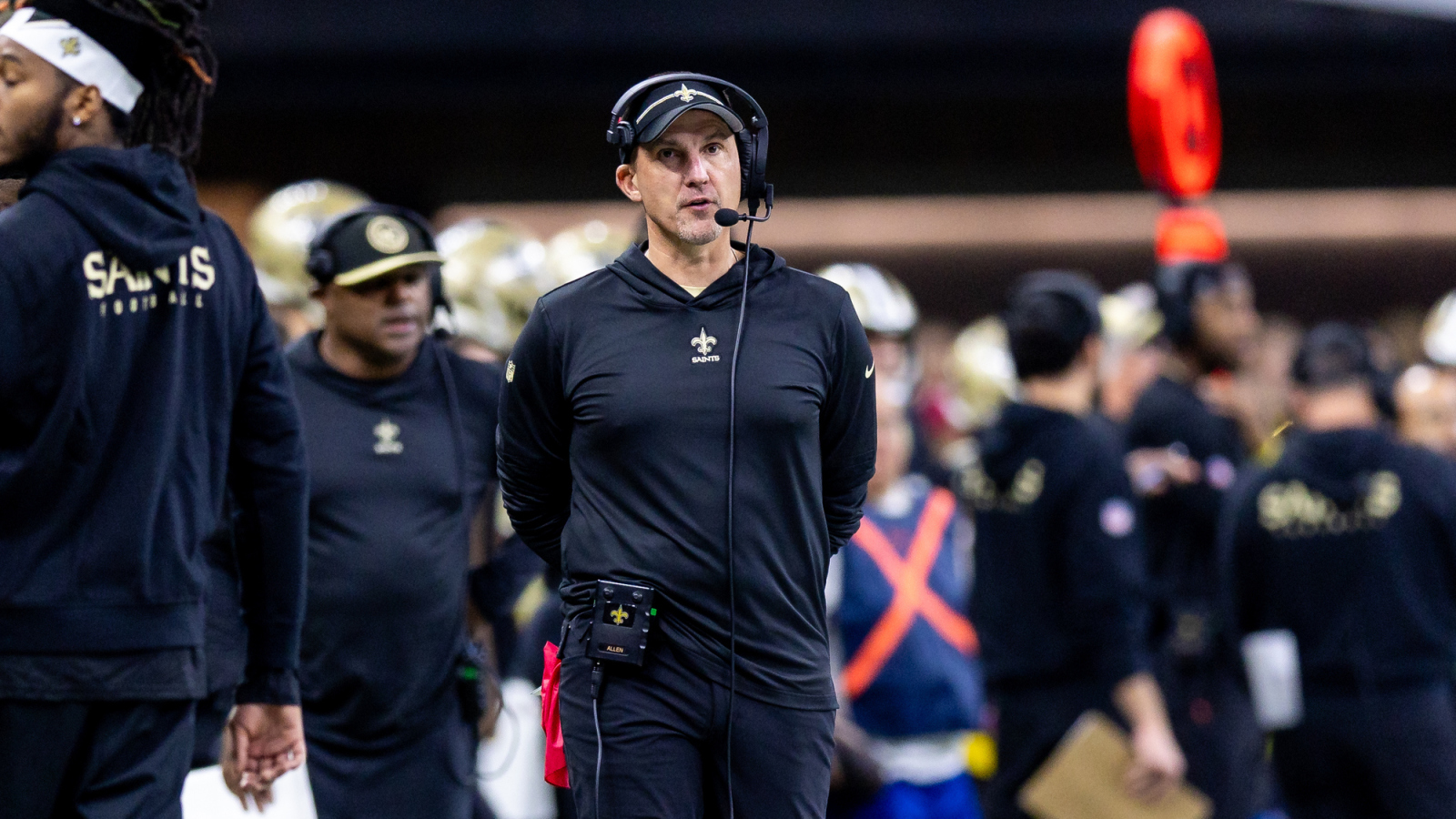 NFC Notes: Dennis Allen, Miles Sanders, Falcons, Panthers, Saints ...