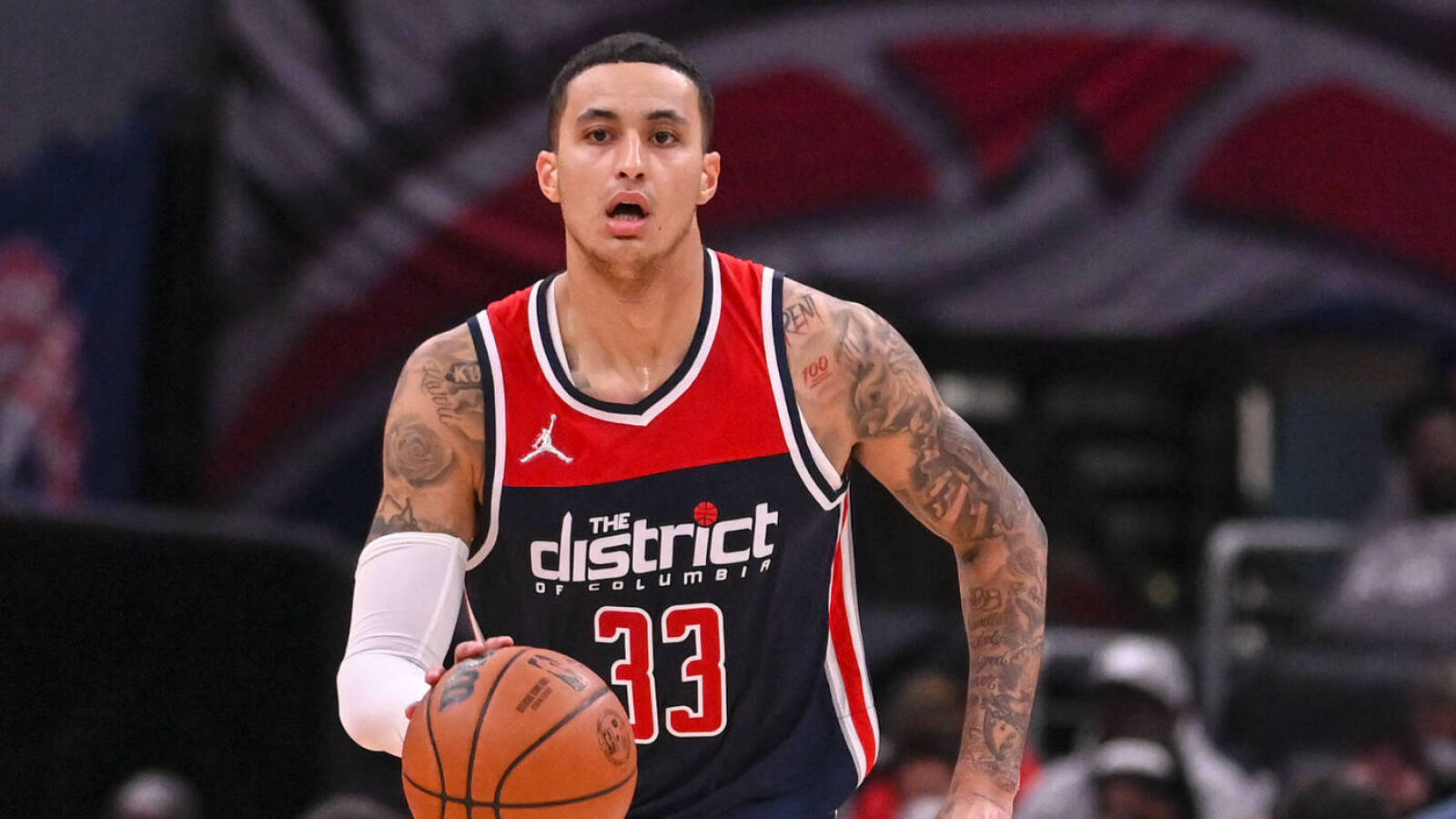 Kyle Kuzma roasted over Wizards pink jersey photoshoot