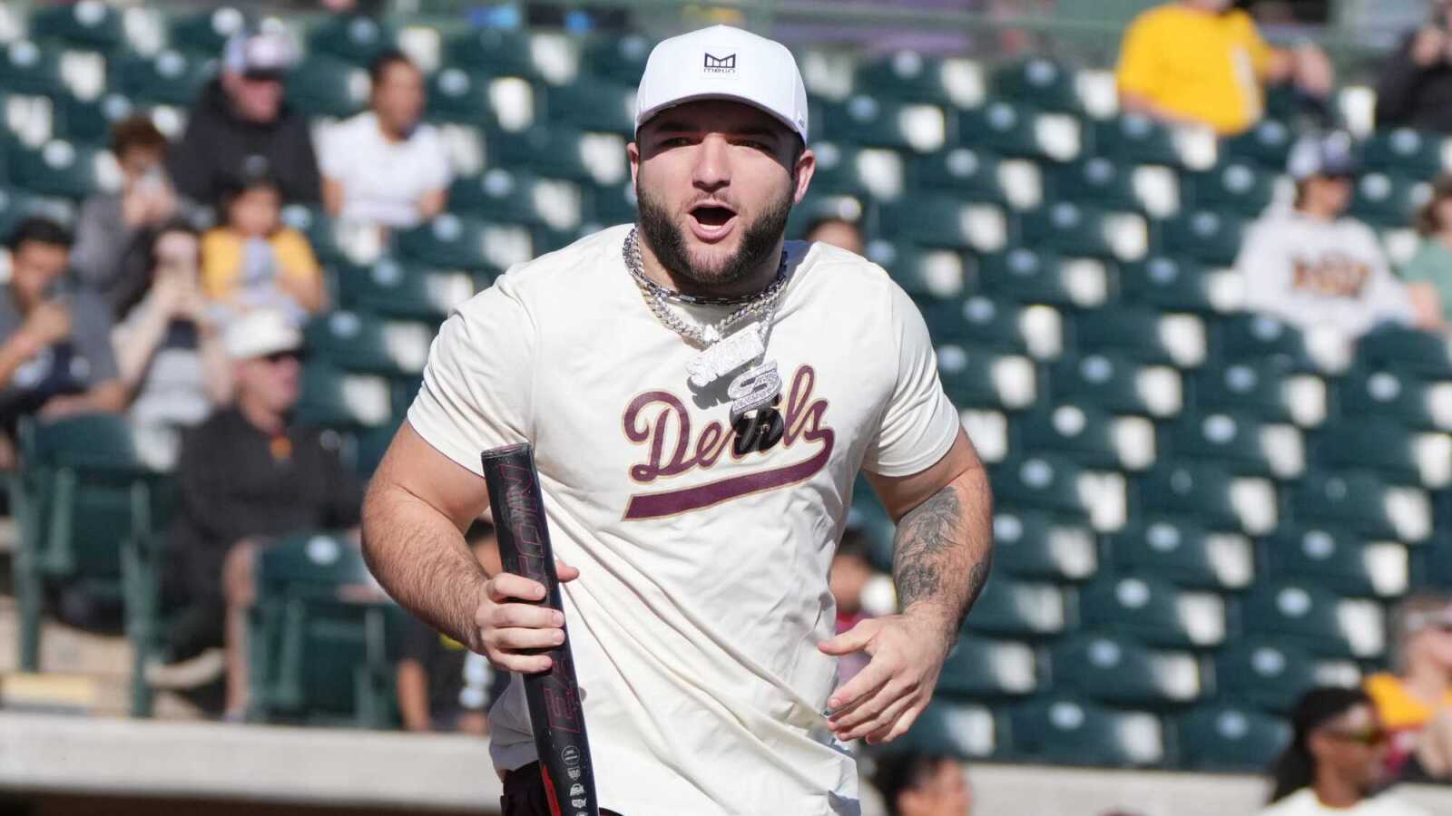 Watch: Cam Skattebo pulls off insane move months after surgery