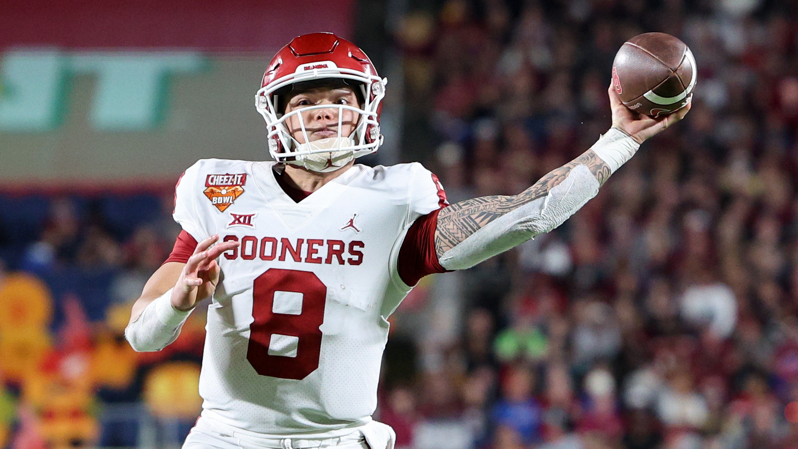 NCAAF Top 25 futures Oklahoma Sooners looking to exit Big 12 with a