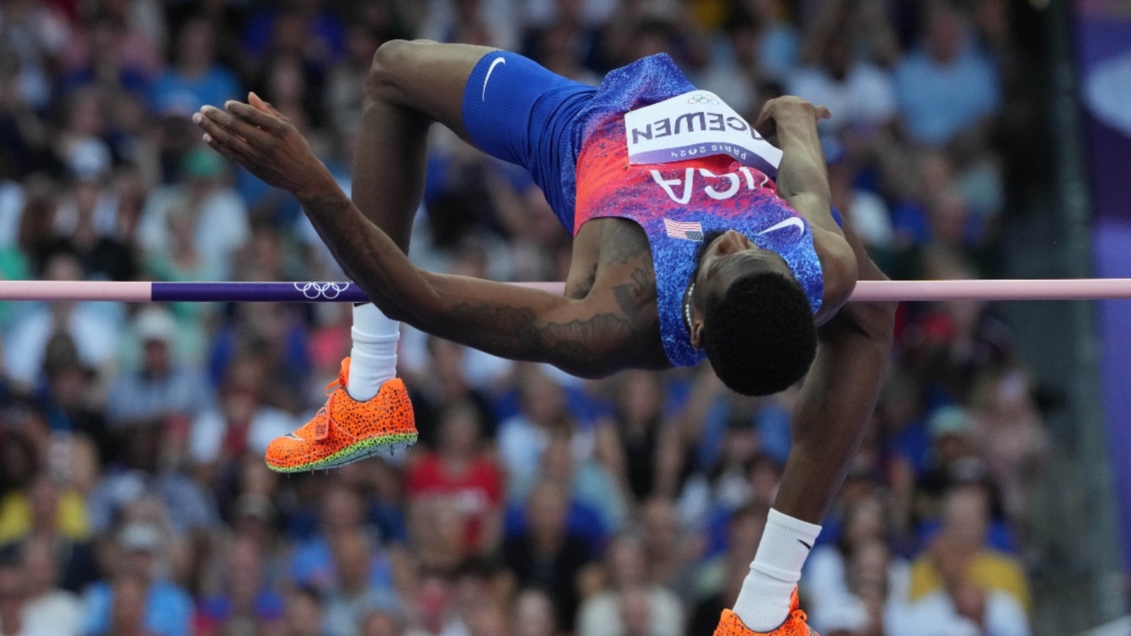 Shelby McEwen stunned in Olympic men’s high jump final after historic