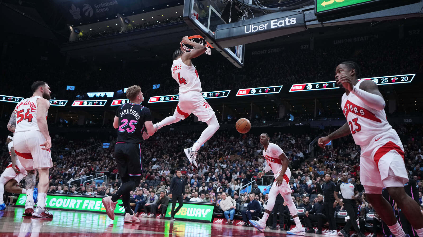 Toronto Raptors Knock Off Miami Heat Behind Dynamic Duo Of Scottie ...