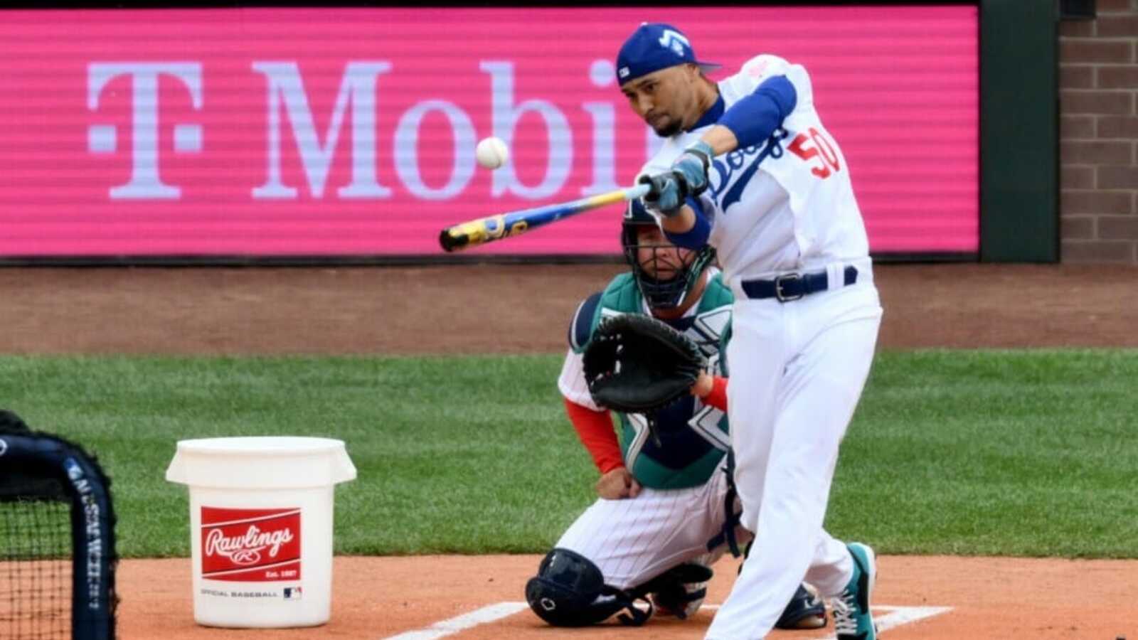 2023 Home Run Derby Mookie Betts Eliminated By Vladimir Guerrero Jr
