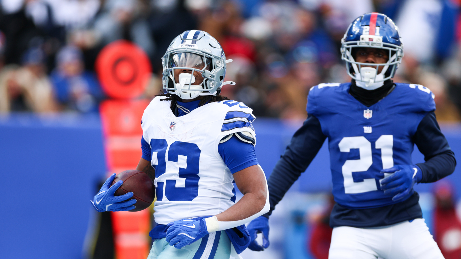 Cowboys' rookie running backs finally show up