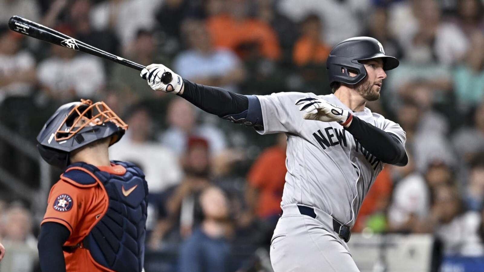 Yankees' Giancarlo Stanton (calf) considered day-to-day