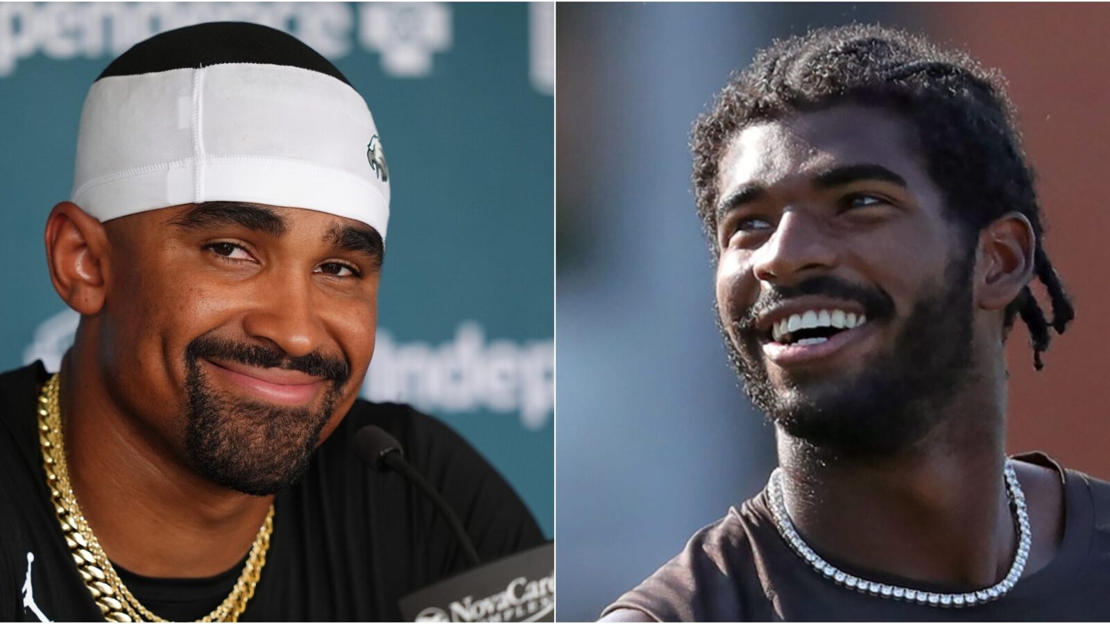 Jalen Hurts offers Shedeur Sanders advice following first preseason ...