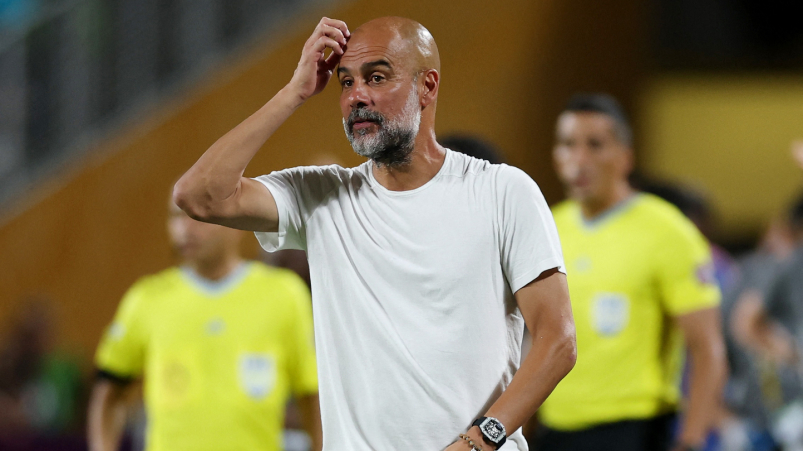 A fast start to life at Manchester City by a game-breaking winger has impressed Pep Guardiola