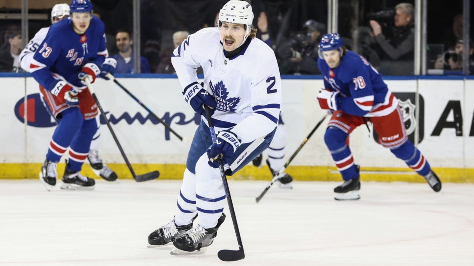 Rangers' error leads to Maple Leafs' winning goal